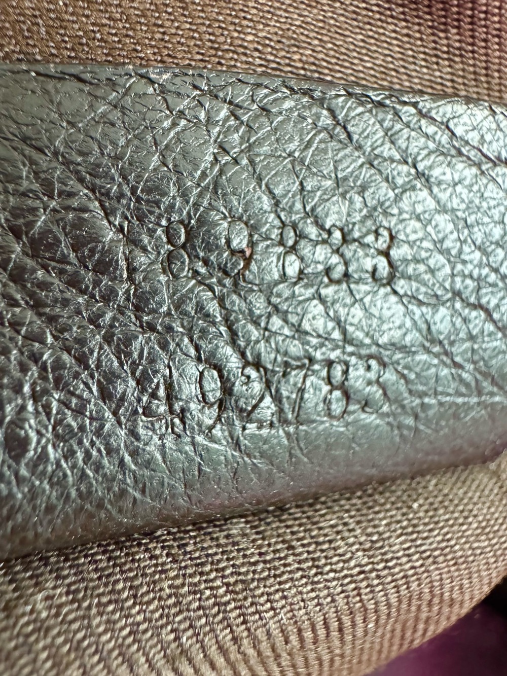 GUCCI Abbey D Ring GG Canvas Hobo Shoulder Bag Large Monogram Brown - Picture 10 of 13